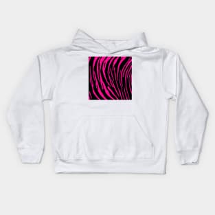 Pink Tiger Stripes Kids Hoodie